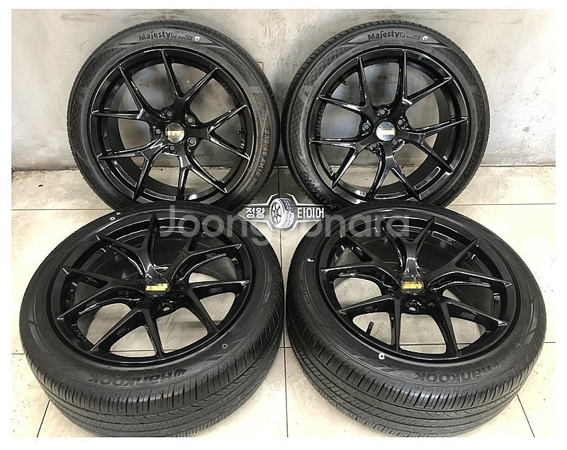 신품 휠 BBS ST 18인치 블랙 휠타이어 235/4...--0