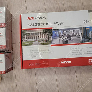 새상품) hikvision 하이크비전 IP카메라 POE DS-2CD2052 (500메가), 중고는 8만원