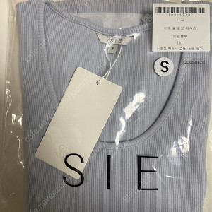 sie 시에 네아 슬림핏 티셔츠 페일블루 s