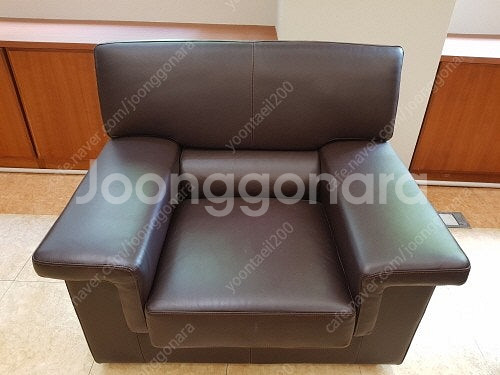 보르네오 5인용 천연가죽 쇼파세트--0