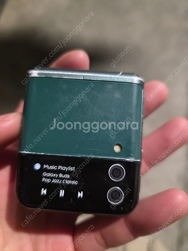 버즈2올리브 왼쪽,본체,케이스--2