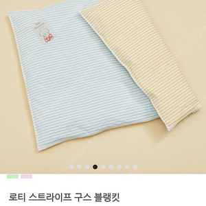 루이독 스트라이프 구스블랭킷 민트 새상품