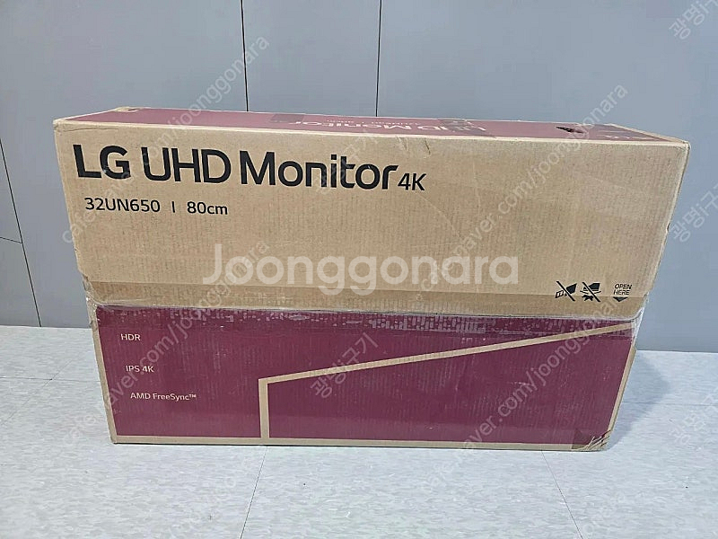 [부품용] LG 32UN650 파손품 판매합니다--0