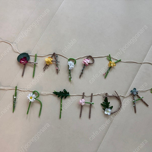 생일 파티 용품 꽃 가랜드