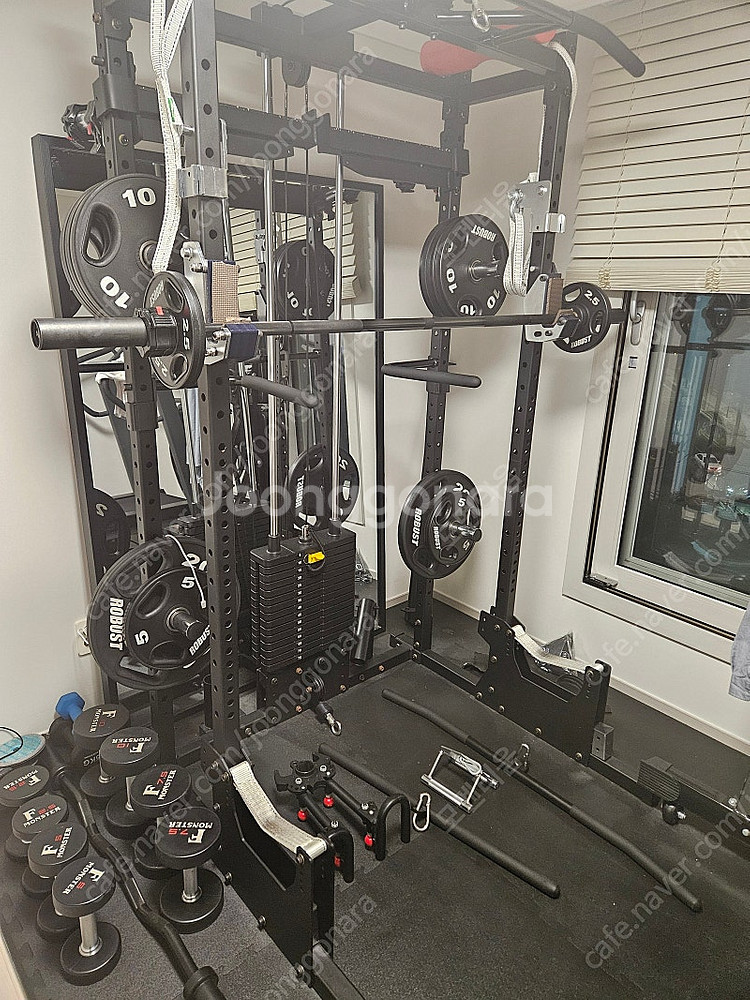 인벤탑 미니랙+랫타워, 에프몬 덤벨, 로버스트 원판 팝니다.--0