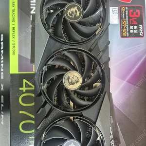 MSI 4070Ti super_ Gaming X SLIM 팝니다