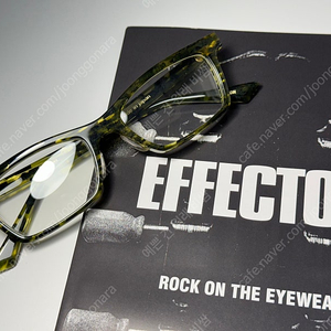 이펙터 EFFECTOR 일본 씬스퀘어 뿔테 안경 0080