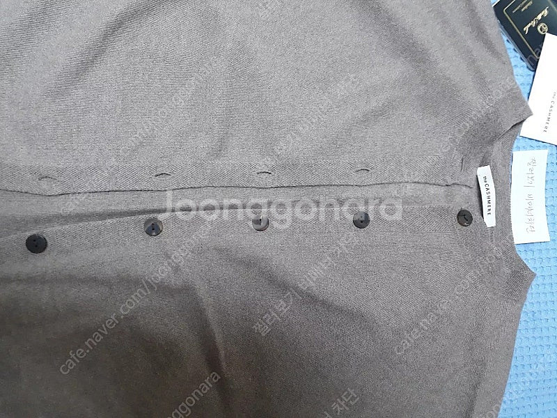 더캐시미어 캐시미어100 투웨이 니트 가디건 토프85--4