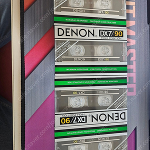 데논 DENON DX7/90 하이포지션 카세트 미사용 4개 일괄 팝니다