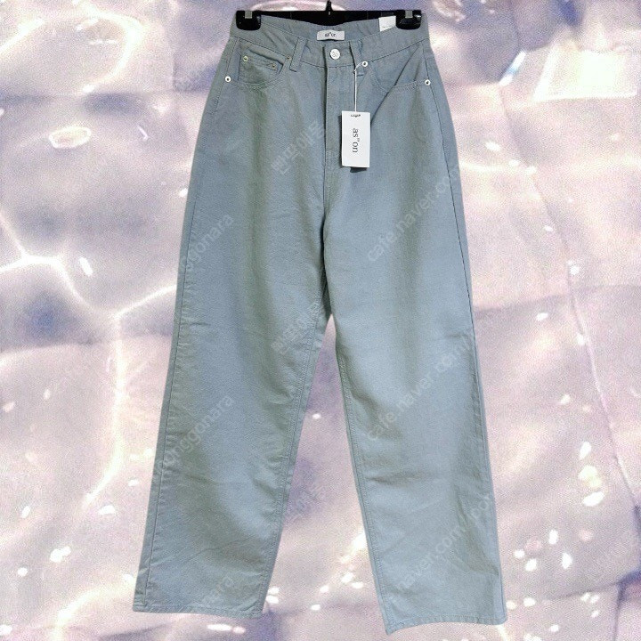 (새상품) 애즈온 연청 데님 팬츠 S 이미지