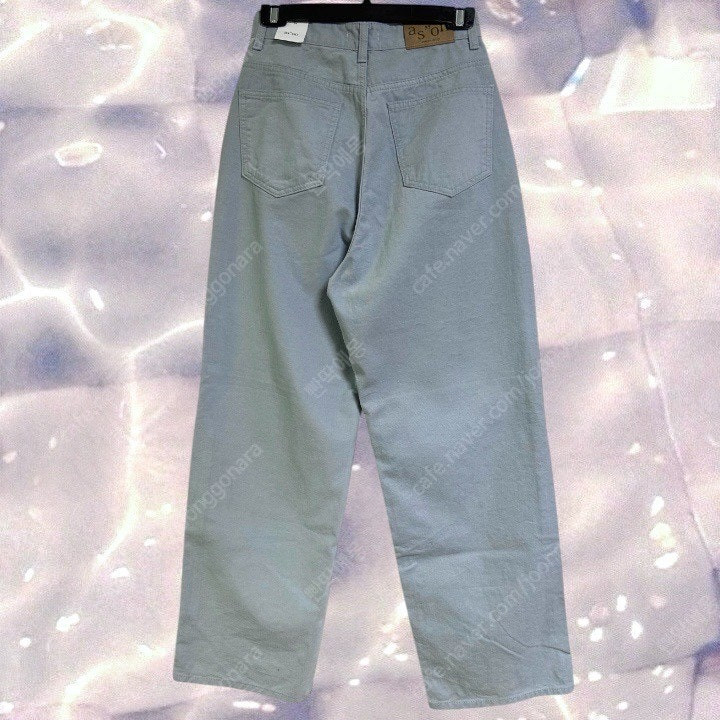 (새상품) 애즈온 연청 데님 팬츠 S 이미지