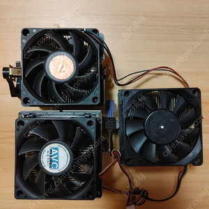 AMD 정품쿨러 2개 (4핀1개/3핀1개) (CU/GS25반값택포)