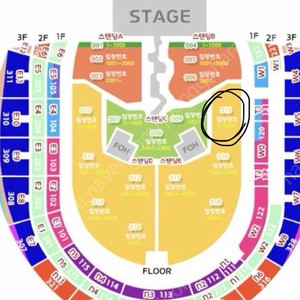 1장) 트레비스 스캇 내한 콘서트 티켓 스탠딩E GA3 250번대