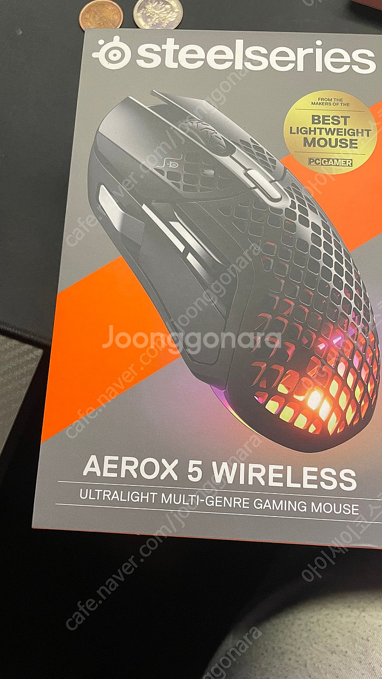 [미개봉] 스틸시리즈 Aerox 5 Wireless 팔...--0