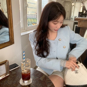 리에뜨 멜 트위드 자켓