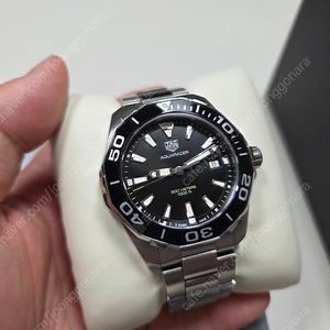 태그호이어 아쿠아레이서 41mm 쿼츠 블랙