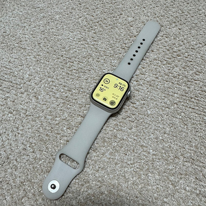애플워치7 41mm 스타라이트(중고 풀박)