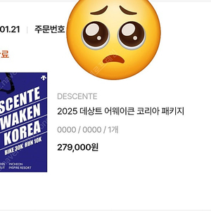 데상트 어웨이큰 듀애슬론(25/05/11) 정가양도