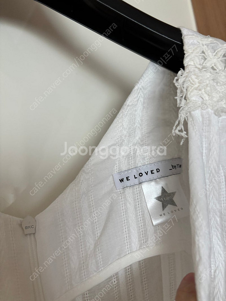 11am 아일렛 나시 민소매 슬리브리스 레이스 펀칭 롱...--4