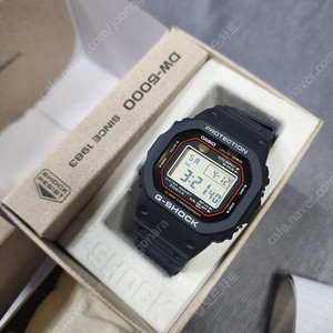 지샥 DW-5000R-1ADR 새상품