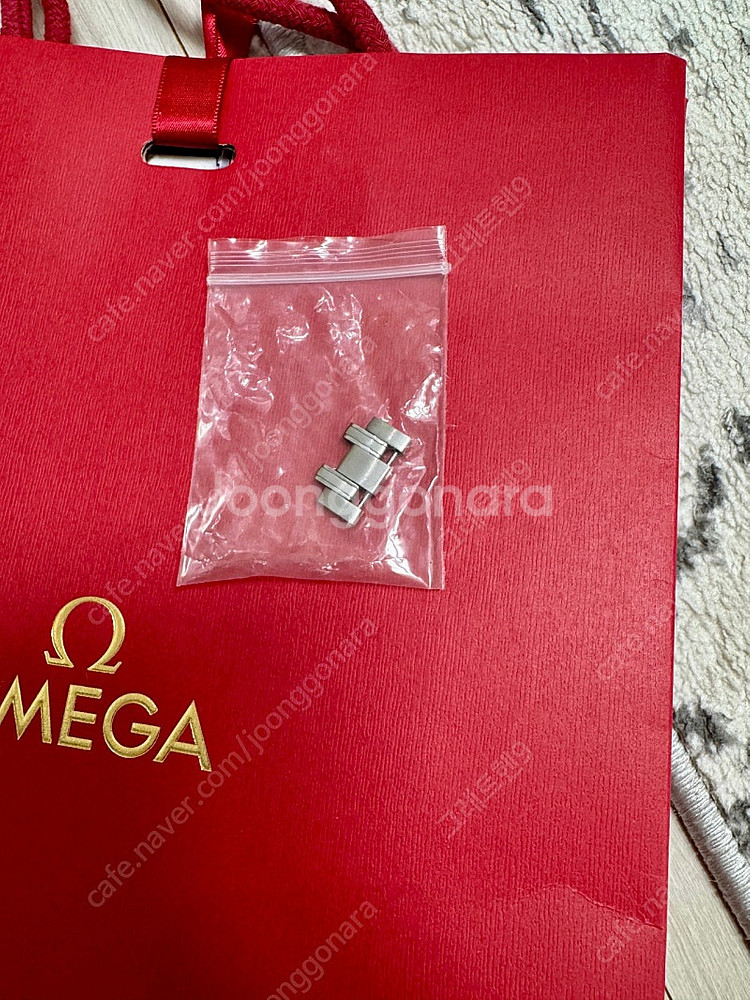 오메가 씨마스터 300 다이버 브레이슬릿 여분줄 여분코--1