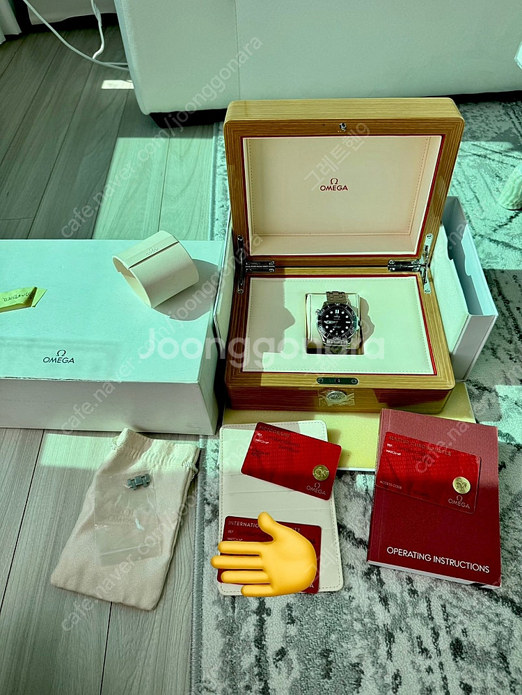 오메가 씨마스터 300 다이버 브레이슬릿 여분줄 여분코--2