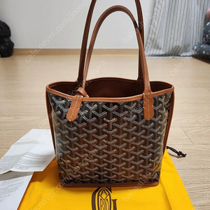 고야드 미니앙주 블랙텐.신세계백화점 정품.영수증.보증서유.보헴 생루이