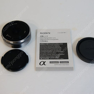소니 팬케익렌즈 SEL 16mm f2.8 팝니다.