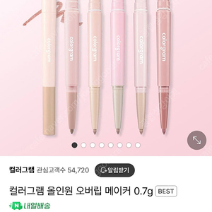 컬러그램 올인원 오버립 메이커 05쿨로즈
