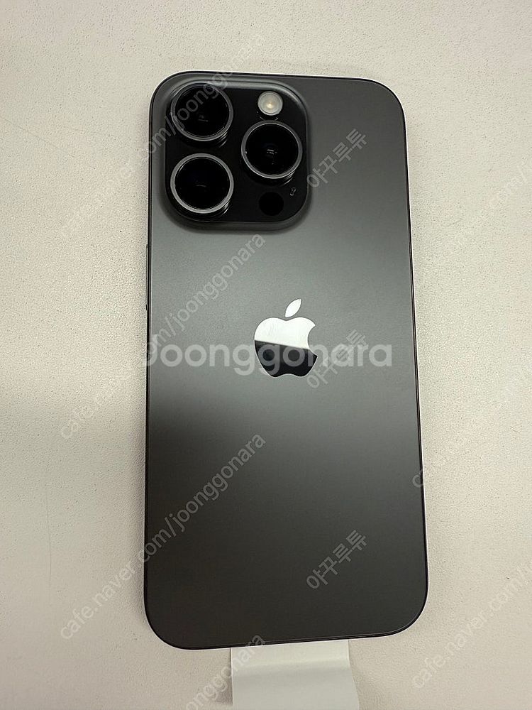 아이폰15pro 블랙 128기가 리퍼 새제품 + 애케플--1