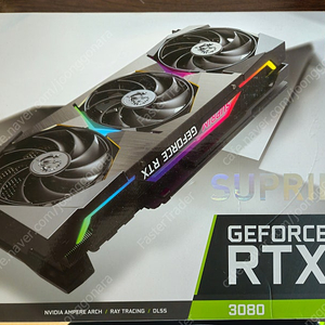 MSI RTX 3080 Suprim X 판매합니다