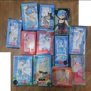 리제로, 러브라이브, 하츠네 미쿠, 우마무스메, 에반게리온 등 고전 미소녀 피규어 판매합니다!