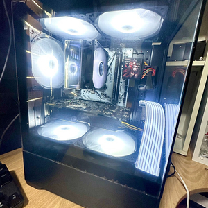 감성PC 라이젠5 3500 + GTX960 + 16G + ARGB 튜닝 본체!
