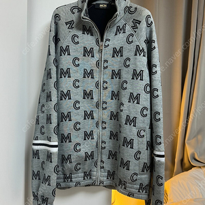 (L) MCM 엠씨엠 로고 트랙탑 지켓 그레이