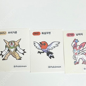 포켓몬 띠부씰 5종