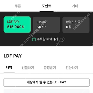 LDF pay 판매합니다 51만원 -> 47만원