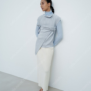 le17septembre 플리츠 카울넥탑 머플러 터틀넥 가디건 세트 PLEATED COWL NECK TOP MUFFLER TURTLENECK CARDIGAN PLEATS 르917