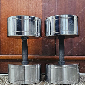 파워헬스(국산) 크롬아령/덤벨 25kg 두개/광주광역시 직거래