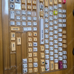 슈퍼마리오 한글 키캡 pbt 체리 프로파일