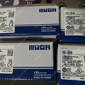 LS PLC XGF-AD8A, XGI-D24A, XGI-D24B