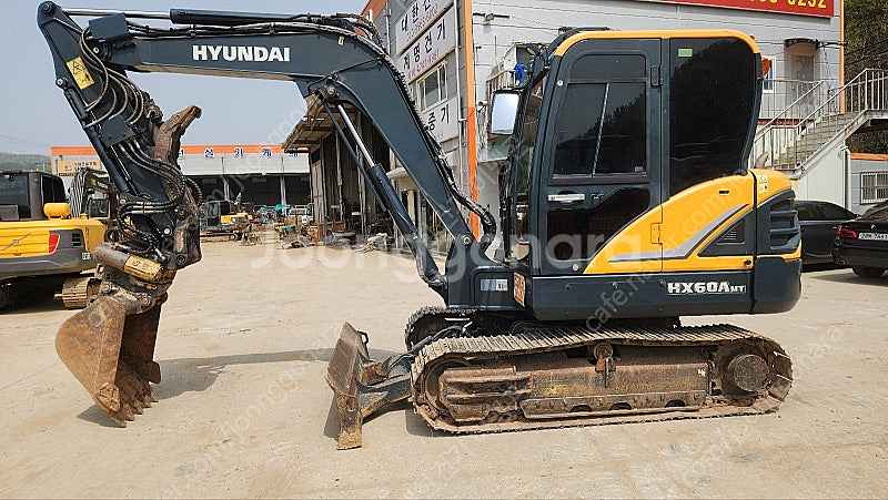 중고굴삭기 현대 HX60AMT 21년식 회전링크, 코끼...--0