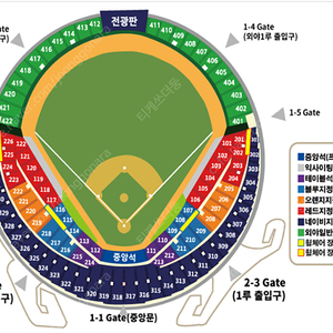 [ 통로 / 중앙네이비 ] 두산 NC 5월10일 2연석 양도(5/10) 두산베어스 베어스 NC다이노스 다이노스 네이비석 중앙네이비석 응원석 응원단석