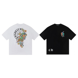 좌쓰 chrome hearts 크롬하츠 로고 반팔 티셔츠 / 블랙, 화이트 6종