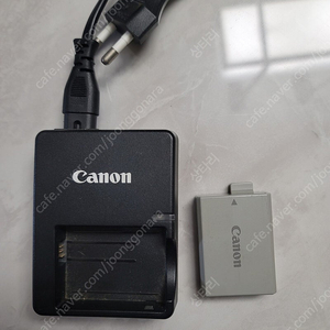 캐논 500D LC-E5E 충전기및 LP-E5 충전지