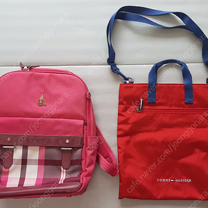 여아 빈폴 beanpole 핑크 책가방 + 타미힐피거 신발 주머니 일괄 gs25 반값택배비 포함 25000원에 팔아요~