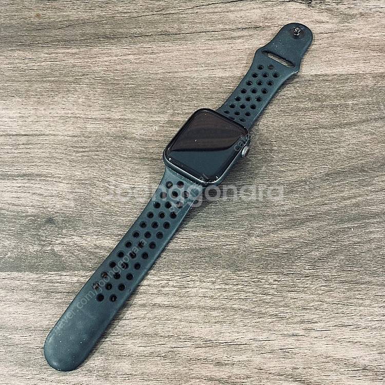애플워치SE 나이키에디션 44MM 배터리84% 케이블 ...--0