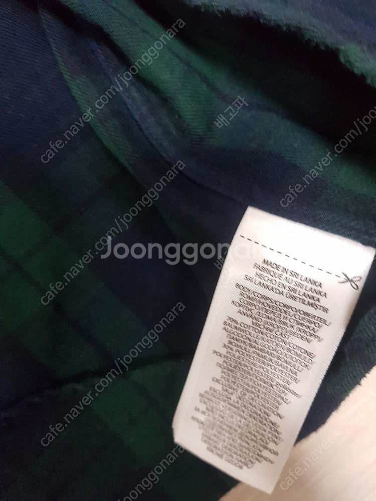 폴로 랄프로렌 타탄체크 남방 및 일괄판매--3