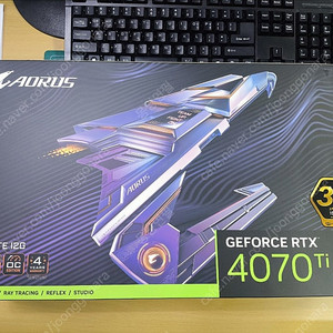 기가바이트 RTX 4070TI 12G 어로스 엘리트 팝니다. AORUS ELITE 12G