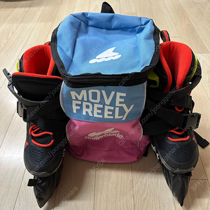 롤러블레이드 인라인 스케이트 세트(가방, 덮개) 17.5cm~20.5cm