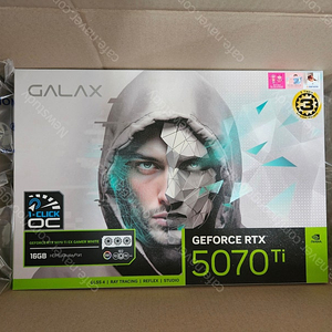 갤럭시 RTX5070 Ti EX GAMER 화이트 (미개봉) 팝니다.